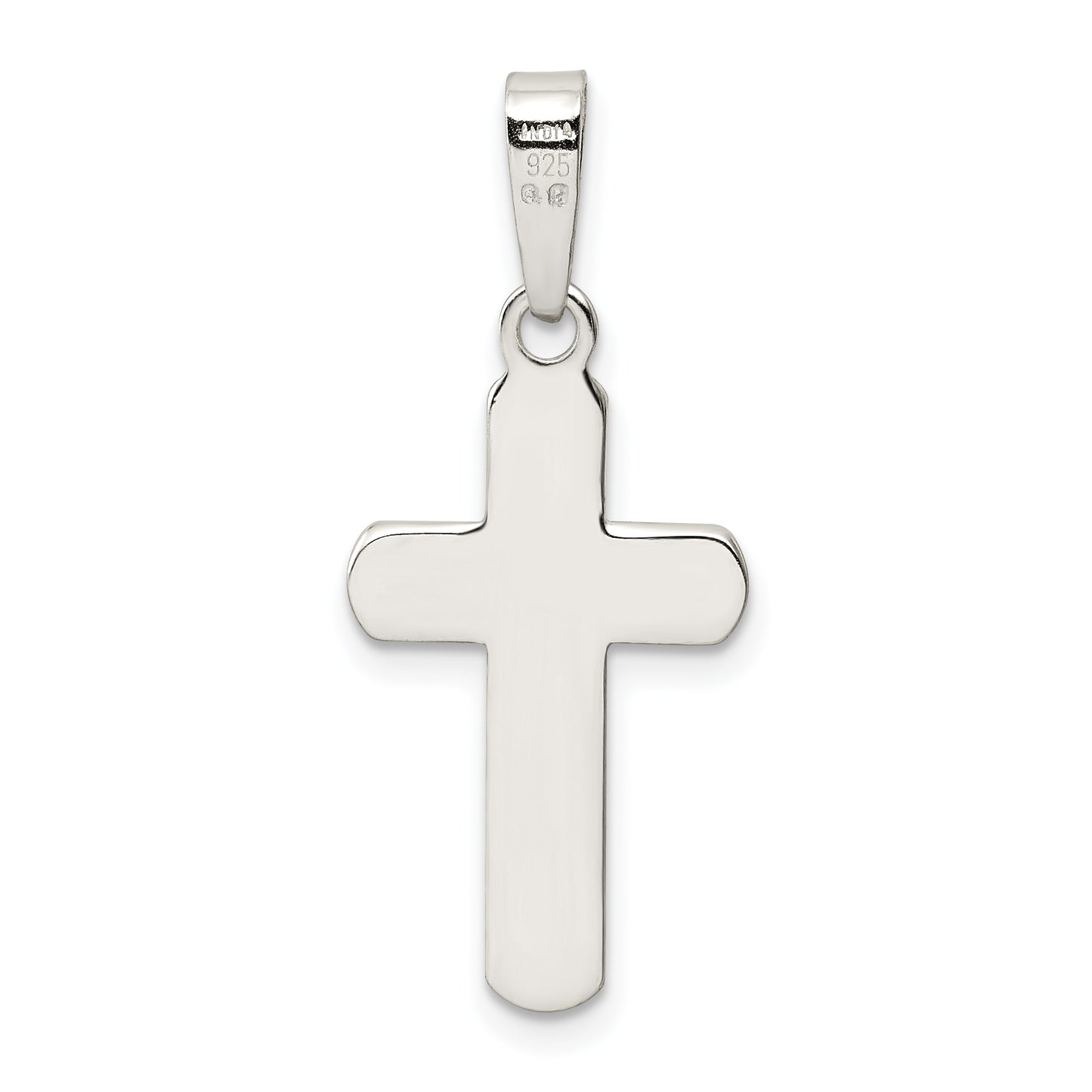 Sterling Silver Polished Cross Pendant