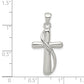 Sterling Silver Polished Cross Pendant