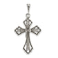 Sterling Silver Antiqued Cross Pendant