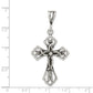 Sterling Silver Antiqued Cross Pendant