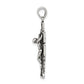 Sterling Silver Antiqued Mini Caravaca Crucifix Pendant