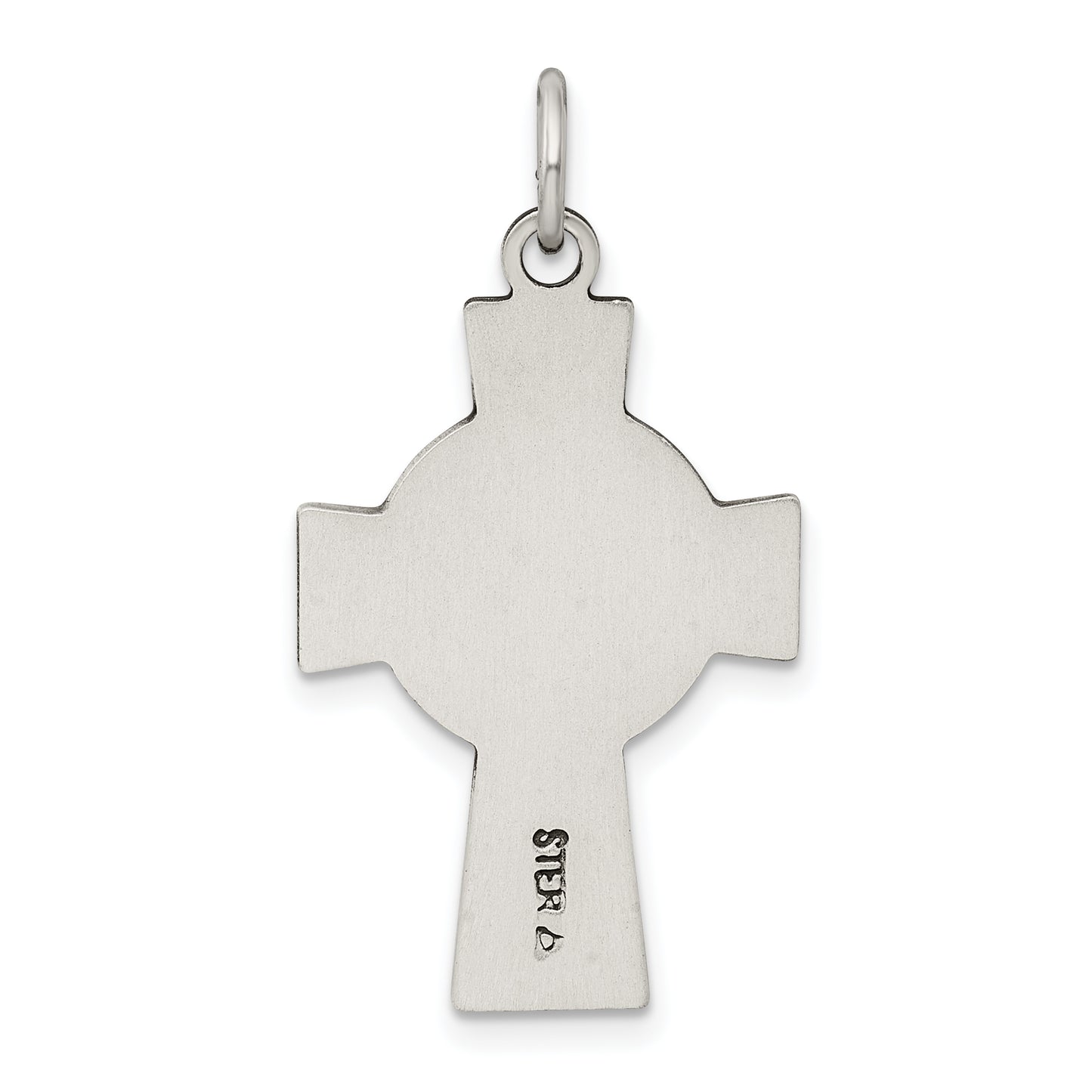 Sterling Silver Antiqued Irish Cross Pendant