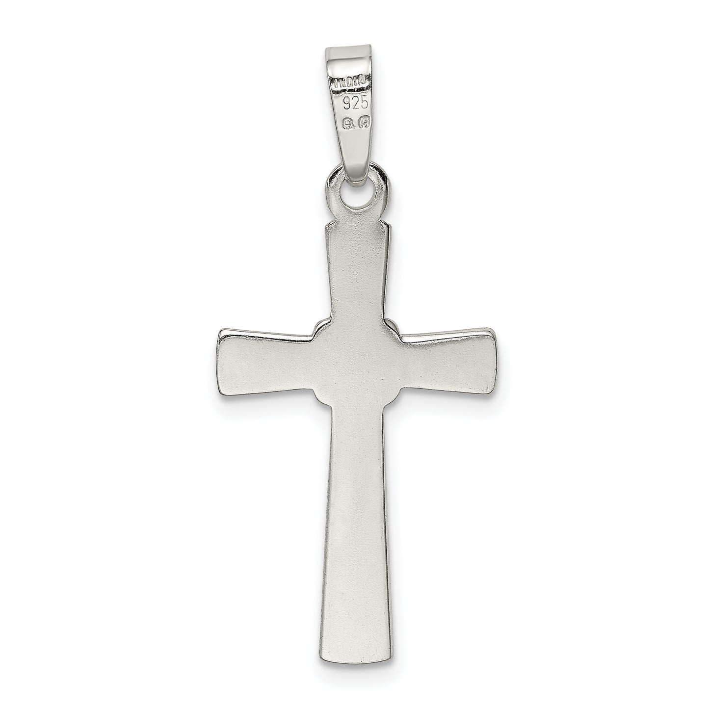 Sterling Silver & Gold-Tone Polished Latin Cross Pendant