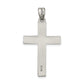 Sterling Silver Antiqued, Polished And Brushed Latin Cross Pendant