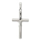 Sterling Silver Polished Hollow Crucifix Cross Pendant