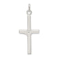 Sterling Silver Polished Crucifix Cross Pendant