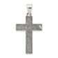 Sterling Silver Antiqued & Textured Crucifix Pendant