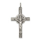 Sterling Silver Antiqued, Textured And Polished Inri Crucifix Pendant