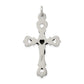 Sterling Silver Antiqued And Brushed Inri Crucifix Pendant