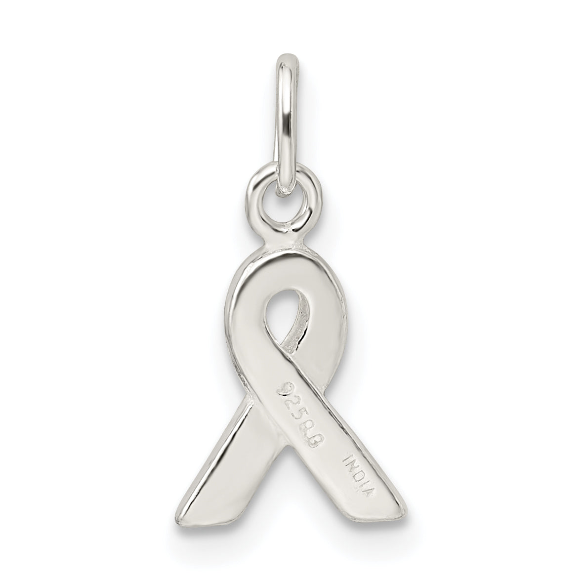 Sterling Silver Polished Awareness Charm