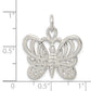 Sterling Silver Polished Butterfly Pendant