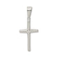 Sterling Silver Polished Cross Pendant