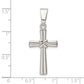 Sterling Silver Polished Cross Pendant