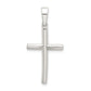 Sterling Silver Polished Cross Pendant