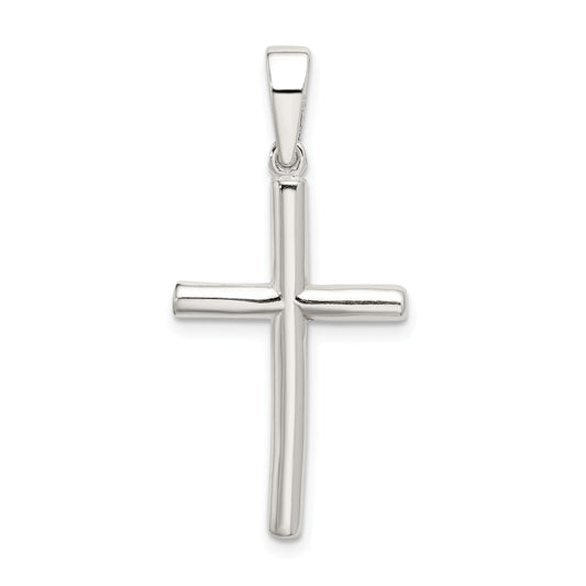 Sterling Silver Polished Cross Pendant