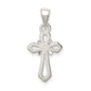 Sterling Silver Polished Cross Pendant