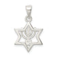 Sterling Silver Star Of David Pendant