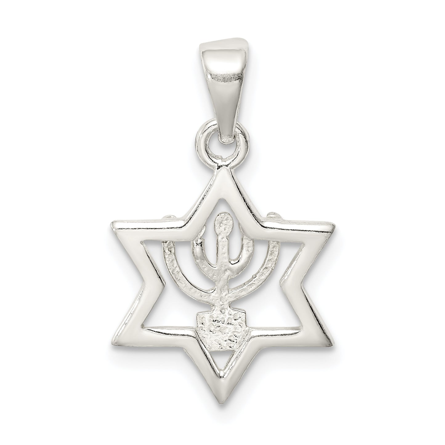 Sterling Silver Star Of David Pendant