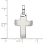 Sterling Silver Polished Cross Pendant