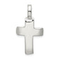 Sterling Silver Polished Cross Pendant