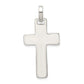 Sterling Silver Polished Cross Pendant