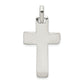 Sterling Silver Polished Cross Pendant