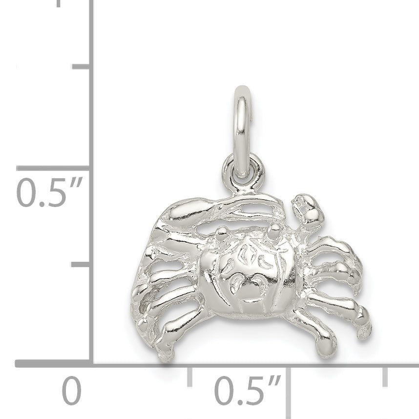 Sterling Silver Crab Charm