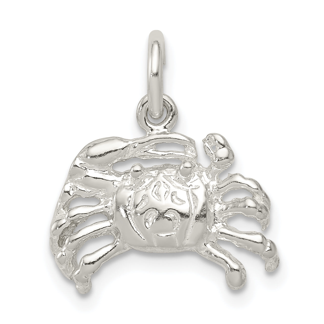 Sterling Silver Crab Charm