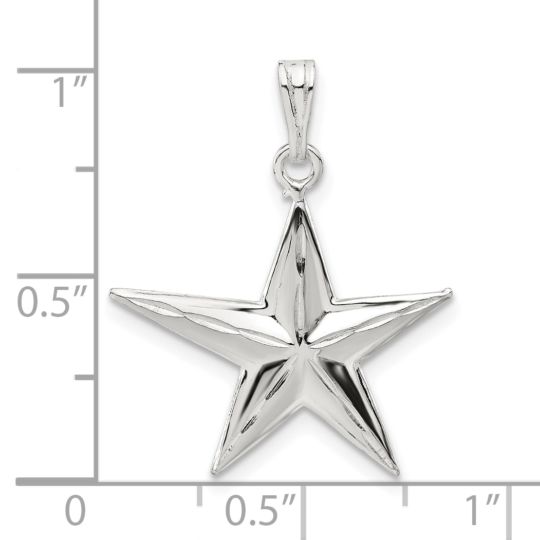 Sterling Silver Star Pendant