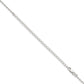 22 Inch Sterling Silver 2mm Beveled Oval Cable Chain W/4In Ext.