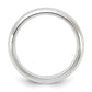 Sterling Silver 4mm Comfort Fit Size 10 Band