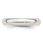 Sterling Silver 4mm Comfort Fit Size 10 Band