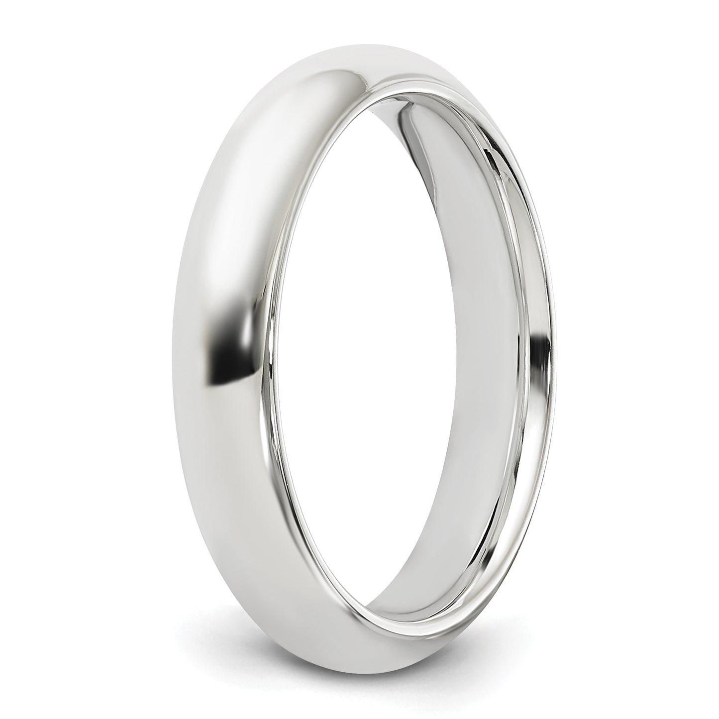 Sterling Silver 4mm Comfort Fit Size 10 Band