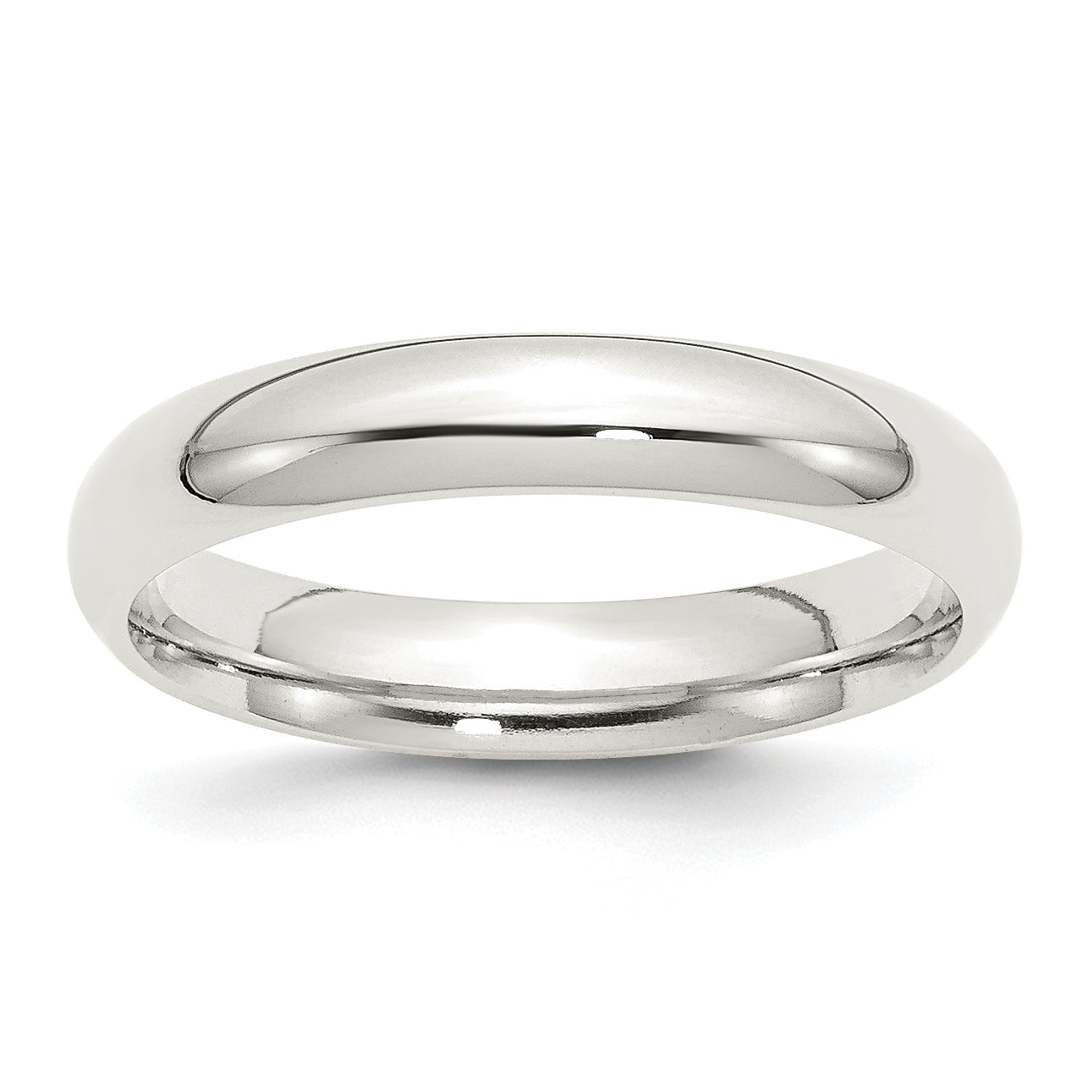 Sterling Silver 4mm Comfort Fit Size 5 Band