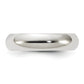 Sterling Silver 5mm Comfort Fit Size 7.5 Band