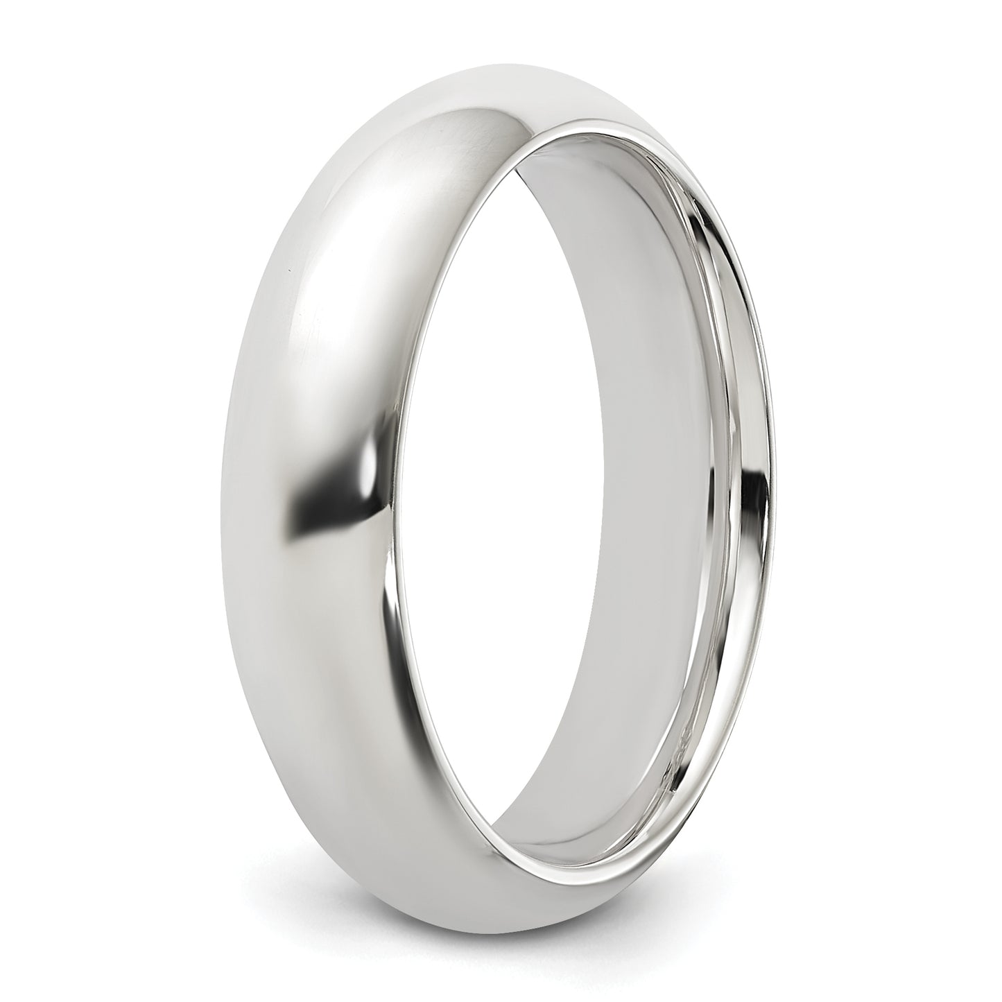 Sterling Silver 5mm Comfort Fit Size 5 Band