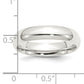 Sterling Silver 5mm Comfort Fit Size 11.5 Band