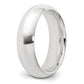 Sterling Silver 6mm Comfort Fit Size 10 Band