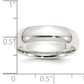 Sterling Silver 6mm Comfort Fit Size 10 Band