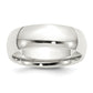 Sterling Silver 7mm Comfort Fit Size 10 Band