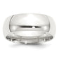 Sterling Silver 8mm Comfort Fit Size 10.5 Band