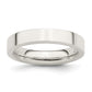 Sterling Silver 4mm Comfort Fit Flat Size 12 Band