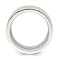 Sterling Silver 10mm Comfort Fit Flat Size 7.5 Band