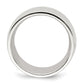 Sterling Silver 10mm Comfort Fit Half Round Milgrain Size 7.5 Band