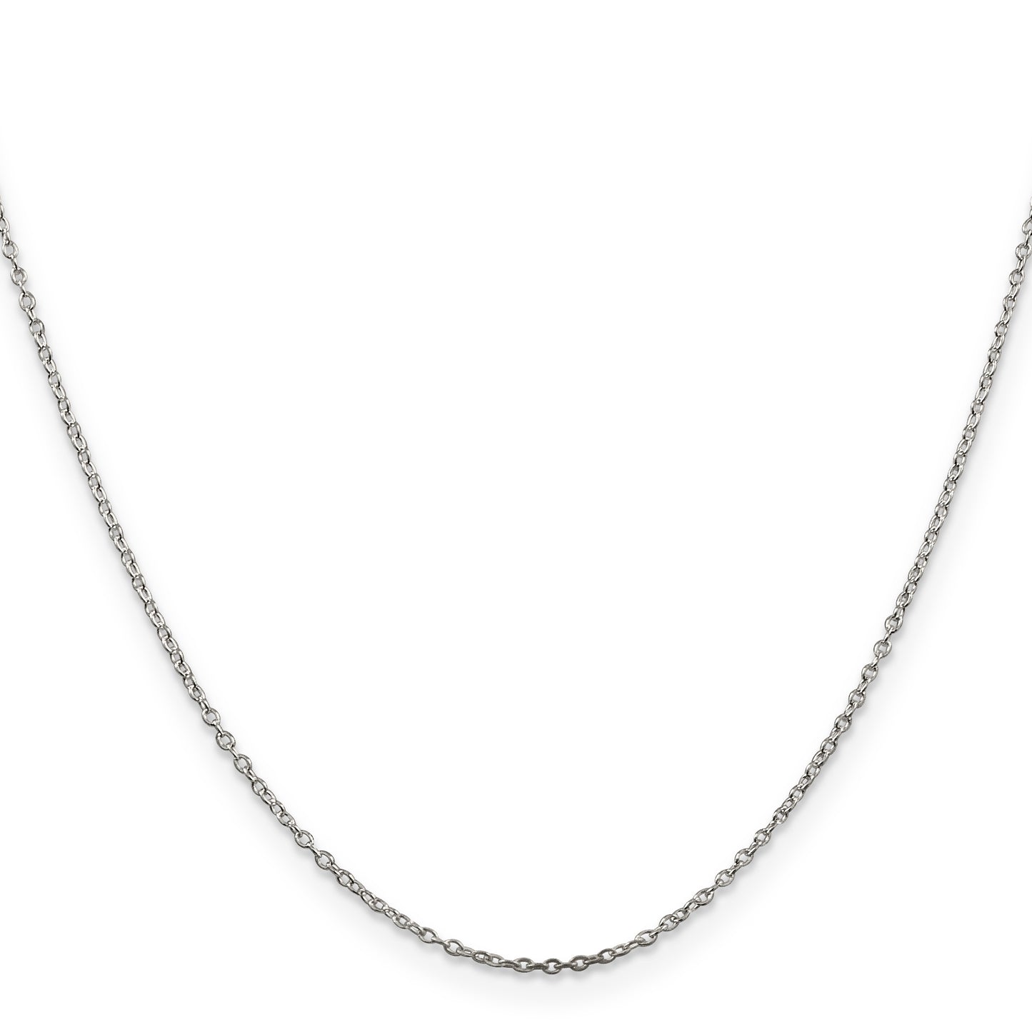 20 Inch Sterling Silver 1mm Cable Chain