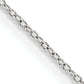 14 Inch Sterling Silver 1mm Cable Chain