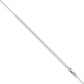 22 Inch Sterling Silver 1mm Cable Chain W/4In Ext.