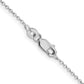 18 Inch Sterling Silver Rhodium-Plated 1mm Cable Chain Lobster