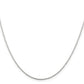 28 Inch Sterling Silver 1mm Cable Chain