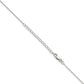 18 Inch Sterling Silver 1mm Cable Chain W/2In Ext.